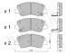 Sada brzdových destiček, kotoučová brzda METELLI 22-0943-0