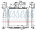 Chladič motora NISSENS 628757