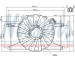 Ventilátor chladenia motora NISSENS 85106