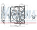 Ventilátor chladenia motora NISSENS 85830