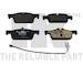 Sada brzdových destiček, kotoučová brzda NK 223751
