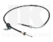 Tažné lanko, parkovací brzda NK 904008