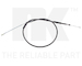 Tažné lanko, parkovací brzda NK 904726