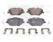 Sada brzdových destiček, kotoučová brzda NK 221593