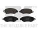 Sada brzdových destiček, kotoučová brzda NK 222559