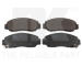 Sada brzdových destiček, kotoučová brzda NK 222652