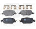 Sada brzdových destiček, kotoučová brzda NK 222654