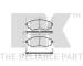 Sada brzdových destiček, parkovací brzda NK 223405