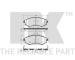 Sada brzdových destiček, parkovací brzda NK 223412