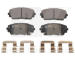 Sada brzdových destiček, kotoučová brzda NK 223524