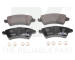 Sada brzdových destiček, kotoučová brzda NK 223736