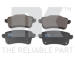 Sada brzdových destiček, kotoučová brzda NK 223976