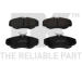 Sada brzdových destiček, kotoučová brzda NK 224012