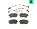 Sada brzdových destiček, kotoučová brzda OPTIMAL 12458