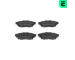 Sada brzdových destiček, kotoučová brzda OPTIMAL 12729
