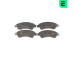 Sada brzdových destiček, kotoučová brzda OPTIMAL 84010