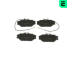 Sada brzdových destiček, kotoučová brzda OPTIMAL BP-09871