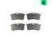 Sada brzdových destiček, kotoučová brzda OPTIMAL BP-10310