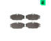 Sada brzdových destiček, kotoučová brzda OPTIMAL BP-10438