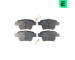 Sada brzdových destiček, kotoučová brzda OPTIMAL BP-12388