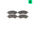 Sada brzdových destiček, kotoučová brzda OPTIMAL BP-84010