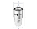 palivovy filtr UFI 24.413.00