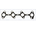 Těsnění, kolektor výfukových plynů AJUSA 13113400