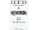 Sada těsnění, hlava válce AJUSA 53084900