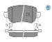 Sada brzdových destiček, kotoučová brzda MEYLE 025 234 1715/PD