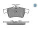 Sada brzdových destiček, kotoučová brzda MEYLE 025 241 3716/PD
