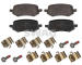 Sada brzdových destiček, kotoučová brzda SWAG 33 11 4168