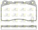 Sada brzdových destiček, kotoučová brzda ROADHOUSE 2666.04