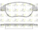 Sada brzdových destiček, kotoučová brzda ROADHOUSE 2841.10