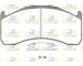 Sada brzdových destiček, kotoučová brzda ROADHOUSE JSX 21072.00
