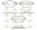 Sada brzdových destiček, kotoučová brzda ROADHOUSE 21249.50