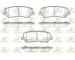 Sada brzdových destiček, kotoučová brzda ROADHOUSE 21621.22