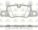 Sada brzdových destiček, kotoučová brzda ROADHOUSE 21714.00
