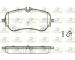 Sada brzdových destiček, kotoučová brzda ROADHOUSE 21848.00