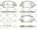Sada brzdových destiček, kotoučová brzda ROADHOUSE 21974.02