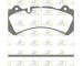 Sada brzdových destiček, kotoučová brzda ROADHOUSE 21502.00