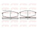 Sada brzdových destiček, kotoučová brzda REMSA 0129.02
