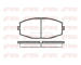 Sada brzdových destiček, kotoučová brzda REMSA 0225.10