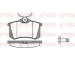 Sada brzdových destiček, kotoučová brzda REMSA 0263.92