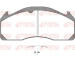 Sada brzdových destiček, kotoučová brzda REMSA JCA 1033.00