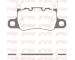 Sada brzdových destiček, kotoučová brzda REMSA 1598.30