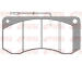 Sada brzdových destiček, kotoučová brzda REMSA JCA 258.40