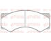 Sada brzdových destiček, kotoučová brzda REMSA JCA 277.00