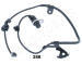 Snímač, počet otáček kol JAPANPARTS ABS-268
