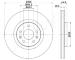 Brzdový kotúč JAPANPARTS DI-0702