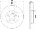 Brzdový kotúč JAPANPARTS DP-0517